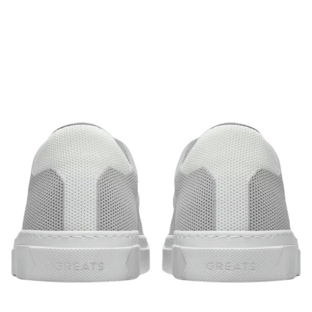 Greats Royale Knit Mens 12 Grey Low Top Sneakers Made in Italy Recycled Mesh - Picture 3 of 6